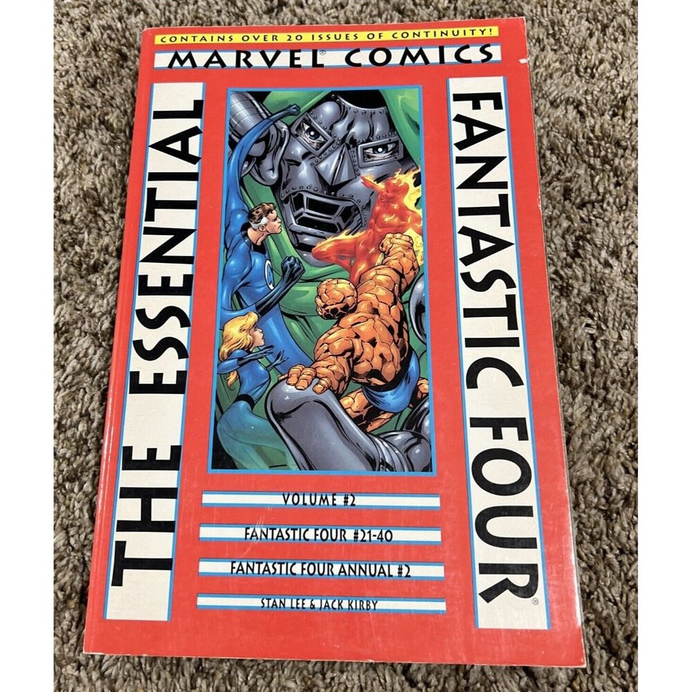 ESSENTIAL FANTASTIC FOUR #2, 1st Print, FF #21-40 ~ Marvel Comics 1999
